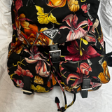 Prada £890 Tessuto Floral Print Drawstring Backpack