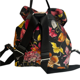 Prada £890 Tessuto Floral Print Drawstring Backpack