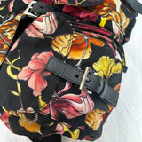 Prada £890 Tessuto Floral Print Drawstring Backpack