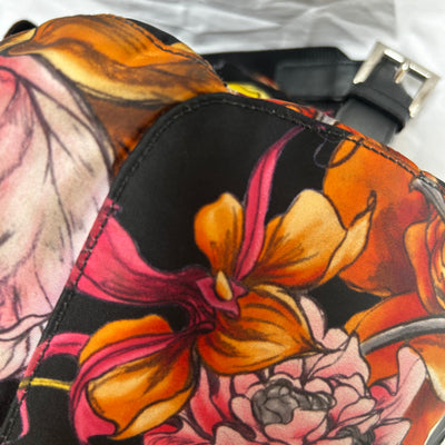 Prada £890 Tessuto Floral Print Drawstring Backpack