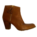 Stuart Weitzman Camel Western Ankle Boots 42