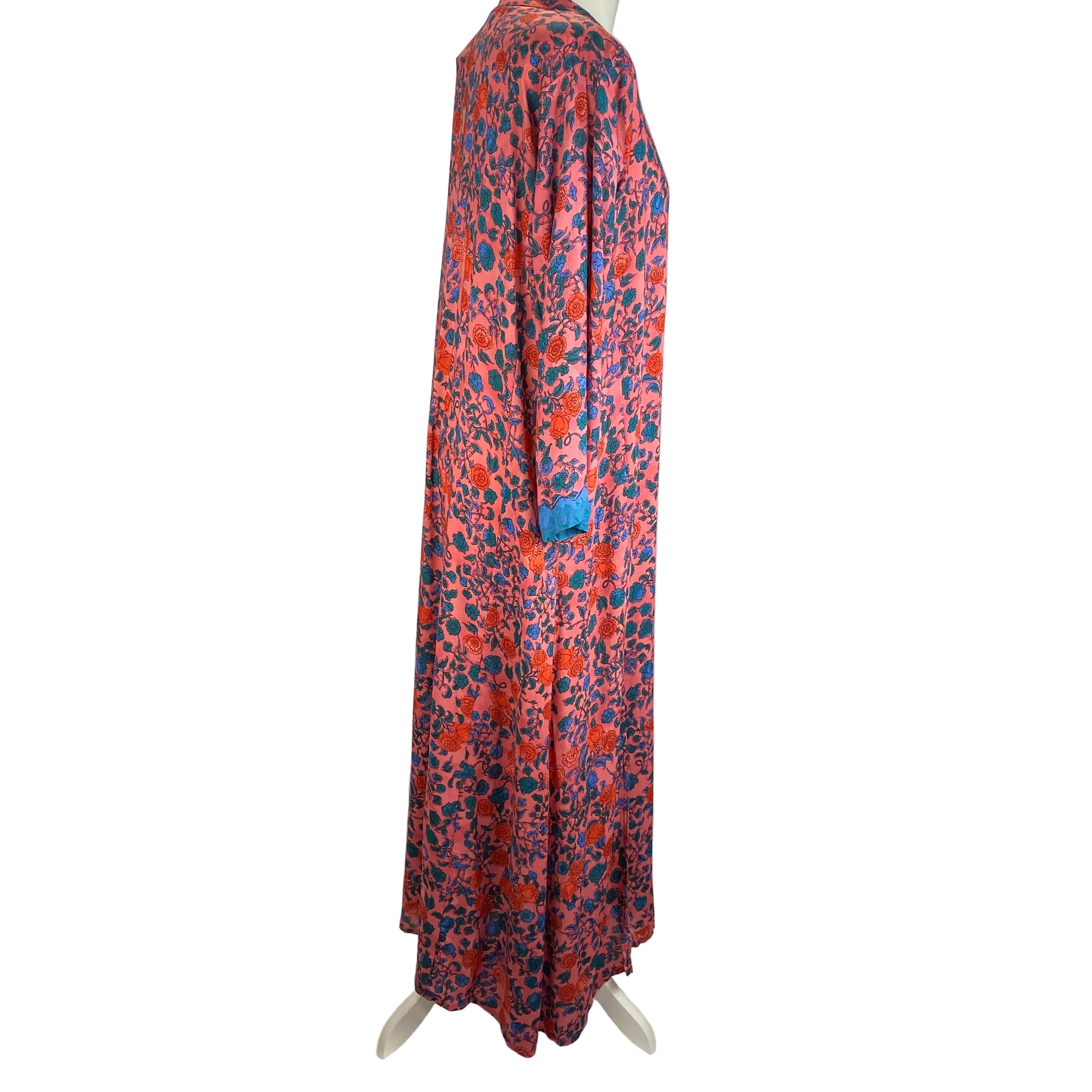 Natalie Martin New Pink Floral Maxi Dress M