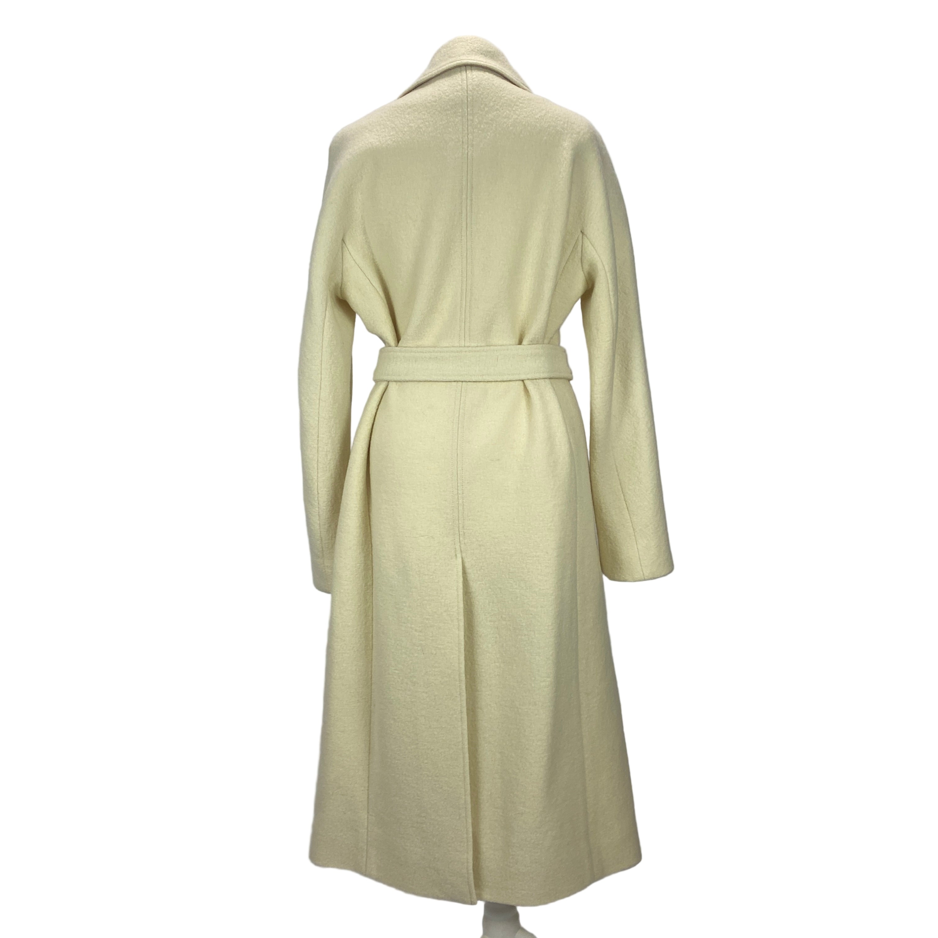 Veronica Beard New £1600 Cream Boucle Wool Della Dickey Coat S