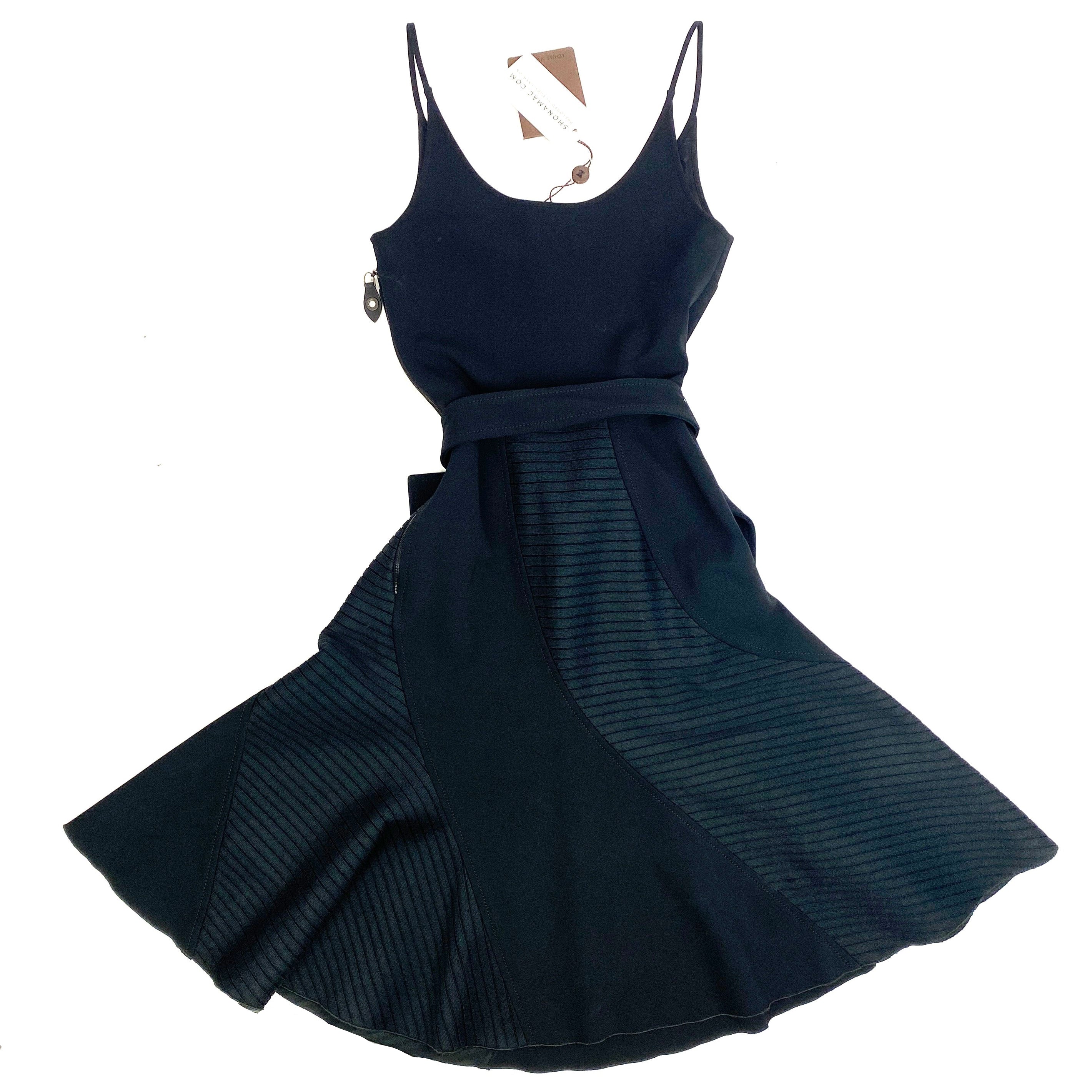 Louis Vuitton New Black Fit & Flare Dress XXS