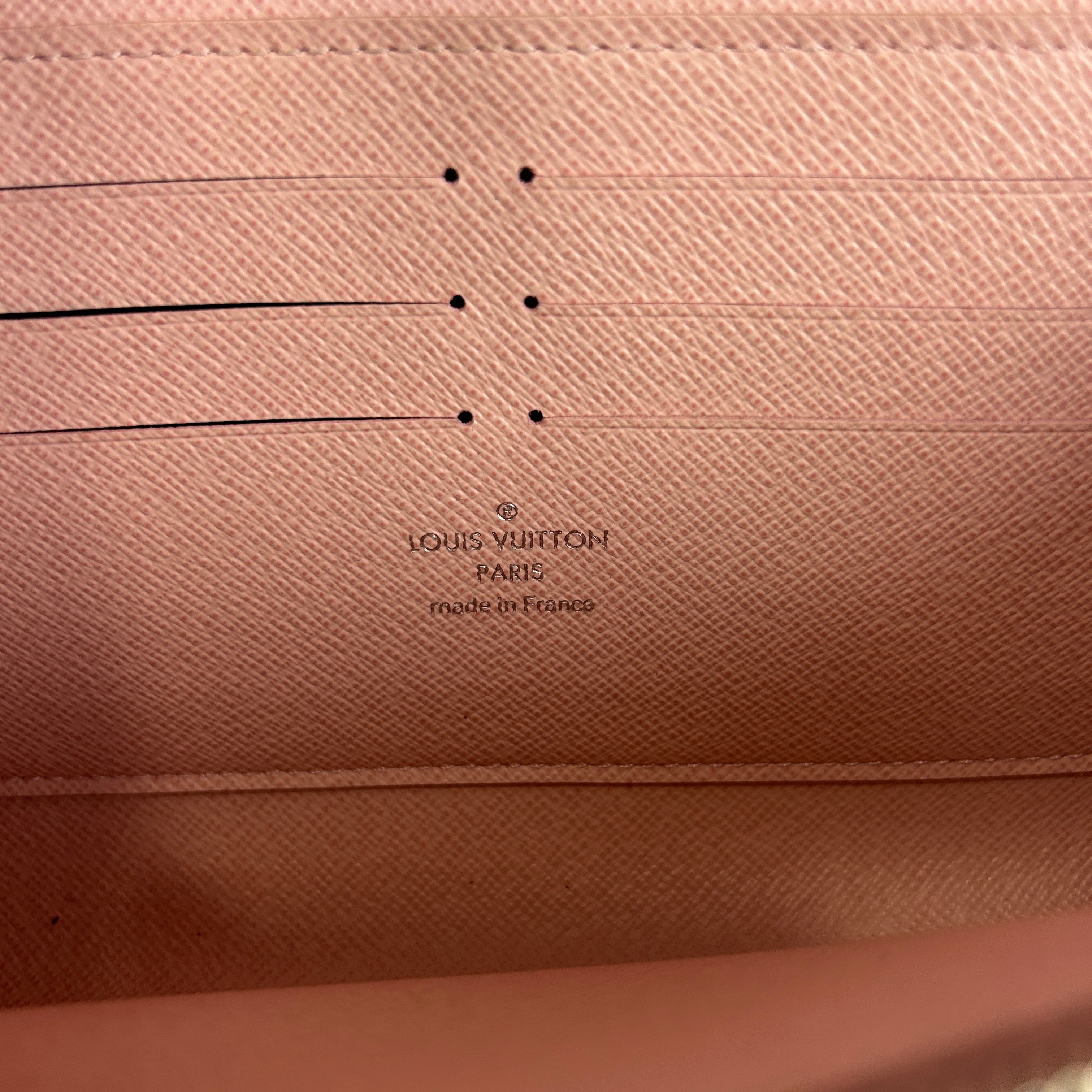 Louis Vuitton Pink Epi Leather Twist Chain Wallet