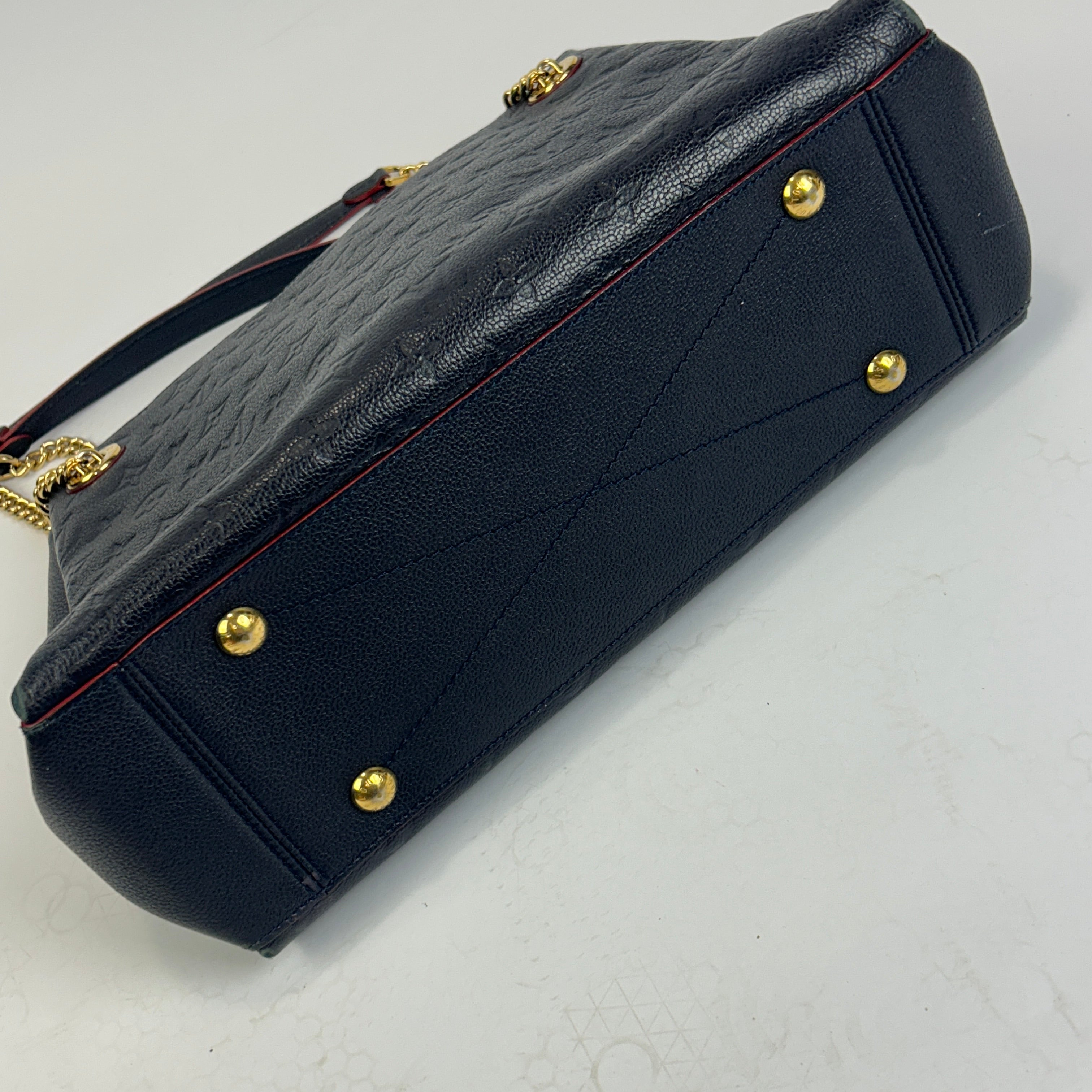 Louis Vuitton £2070 Marine Embossed Leather MM Surene Tote Bag