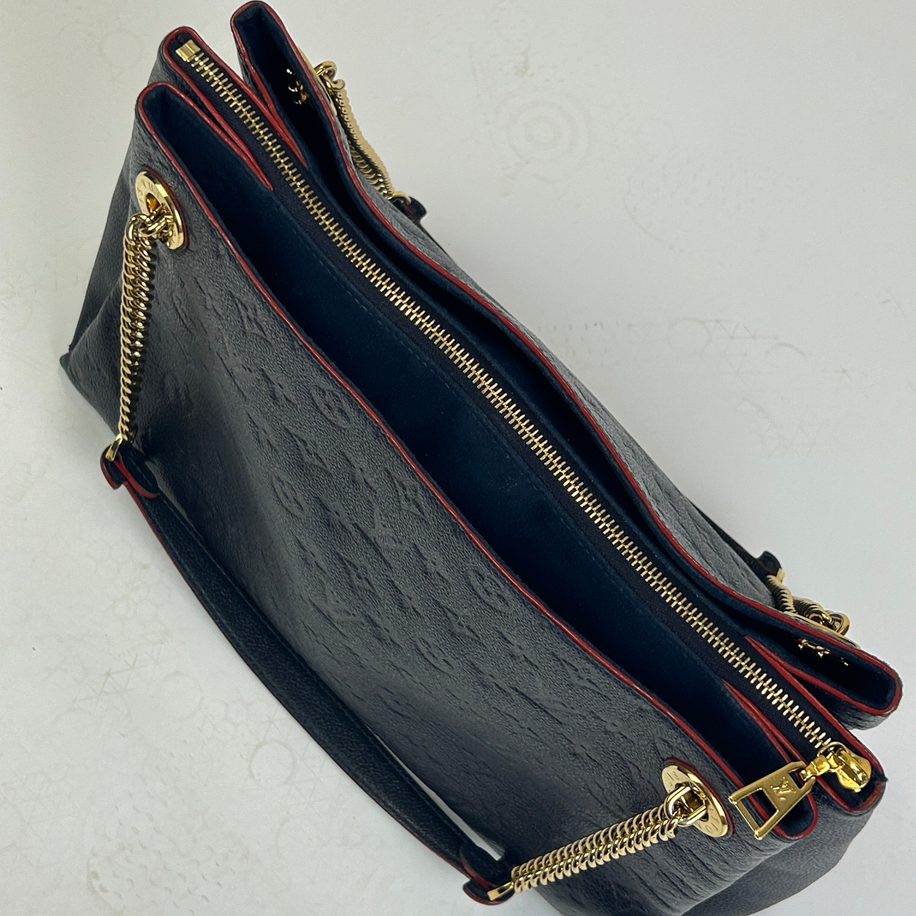 Louis Vuitton £2070 Marine Embossed Leather MM Surene Tote Bag