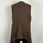 Marni Chocolate Wool Longline Gilet S