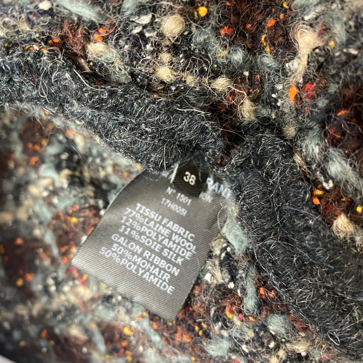 Isabel Marant Espresso & Smoke Boucle Tweed Jacket S