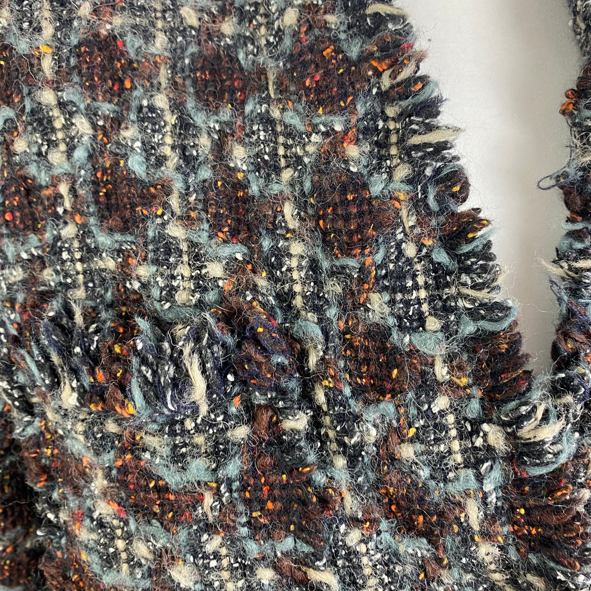 Isabel Marant Espresso & Smoke Boucle Tweed Jacket S
