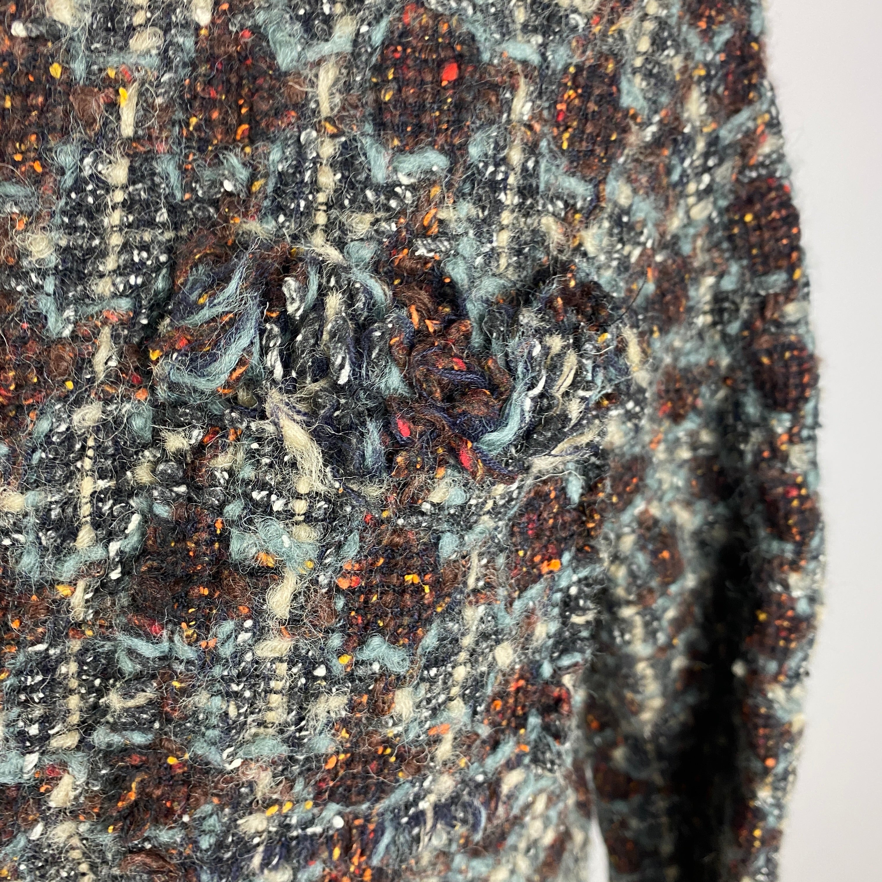 Isabel Marant Espresso & Smoke Boucle Tweed Jacket S