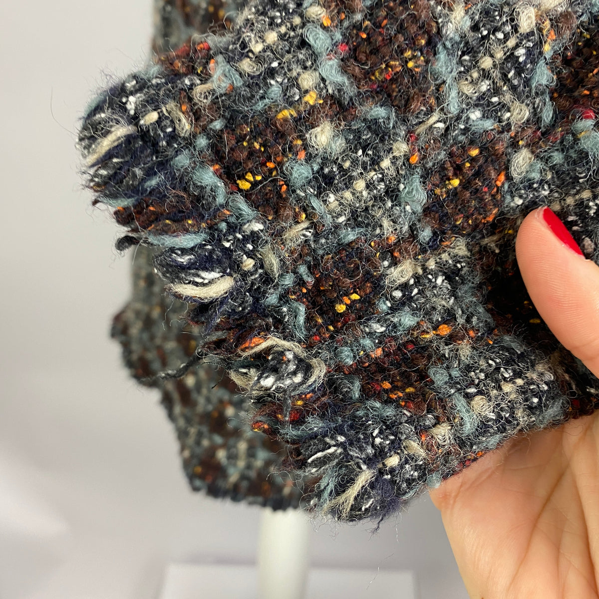 Isabel Marant Espresso & Smoke Boucle Tweed Jacket S