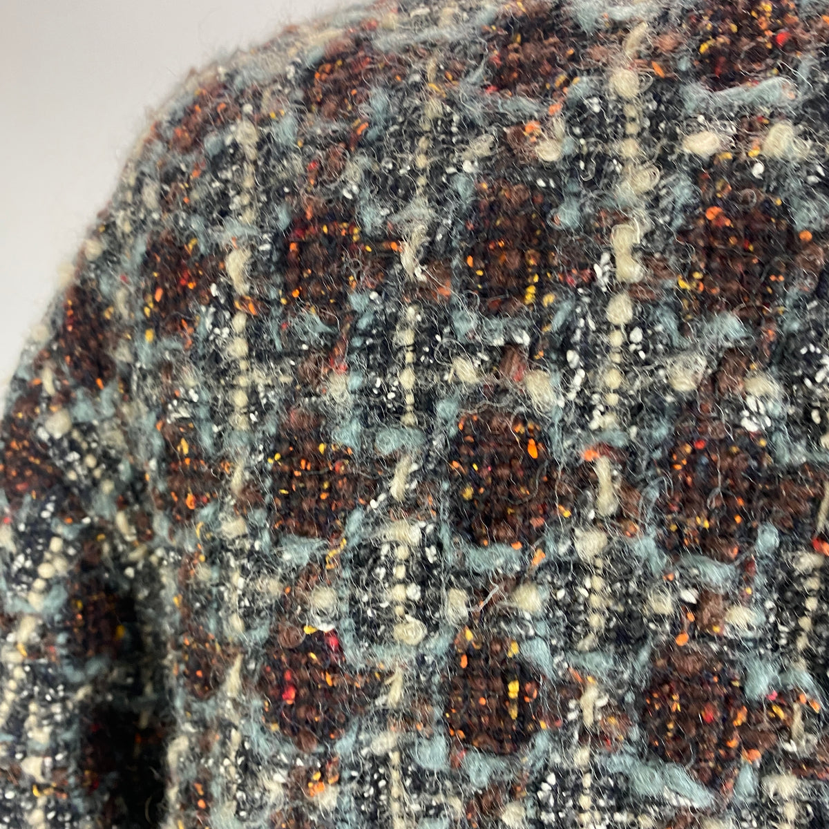 Isabel Marant Espresso & Smoke Boucle Tweed Jacket S