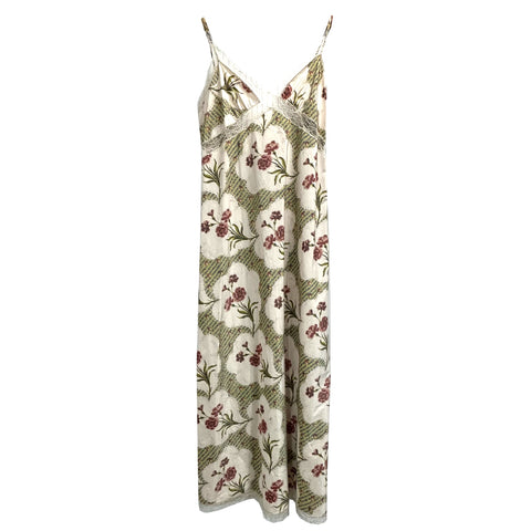 Brock Collection_$1620 Cream Smudge Floral Print Maxi Slip Dress_US12