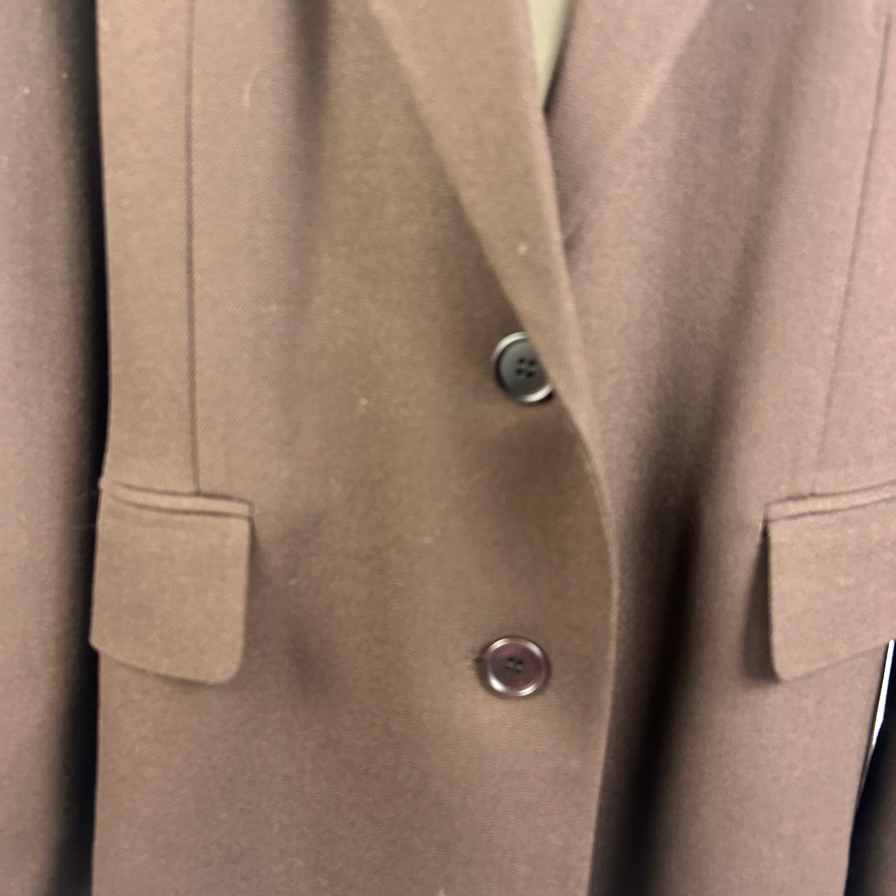 The Frankie Shop New Chocolate Wool Linnea Blazer L/XL/XXL