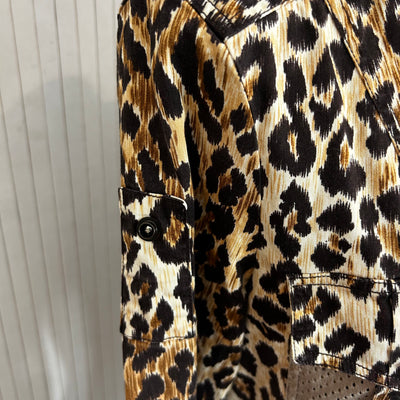 Dolce & Gabbana Leopard Print Sports Shirt S