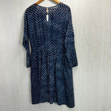 Khadi & Co x Bess Nielsen Brand New Blue Tie Dye Midi Dress S/M/L