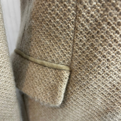 Loro Piana Camel Knit Baby Cashmere Jacket S