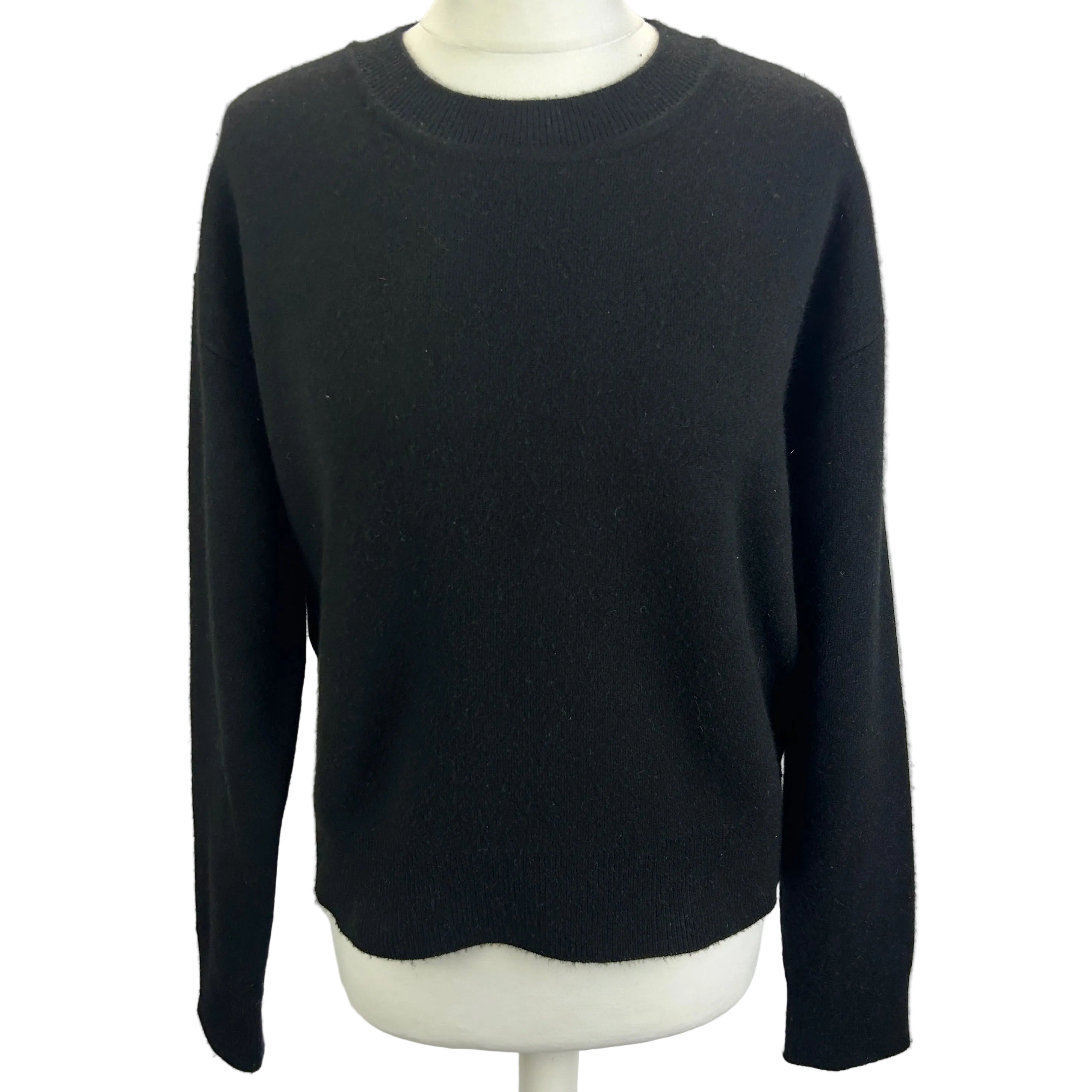 Christian Dior £1750 Black Cashmere J'Adoir 8 Boxy Sweater XS