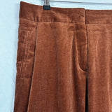 Me&Em Toffee Fine Cord Tapered Trousers M