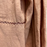 Fil De Vie $680 Soft Pink Linen Midi Dress M