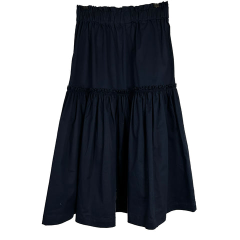 Wyse £185 Navy Cotton Saskia Skirt XXS/XS