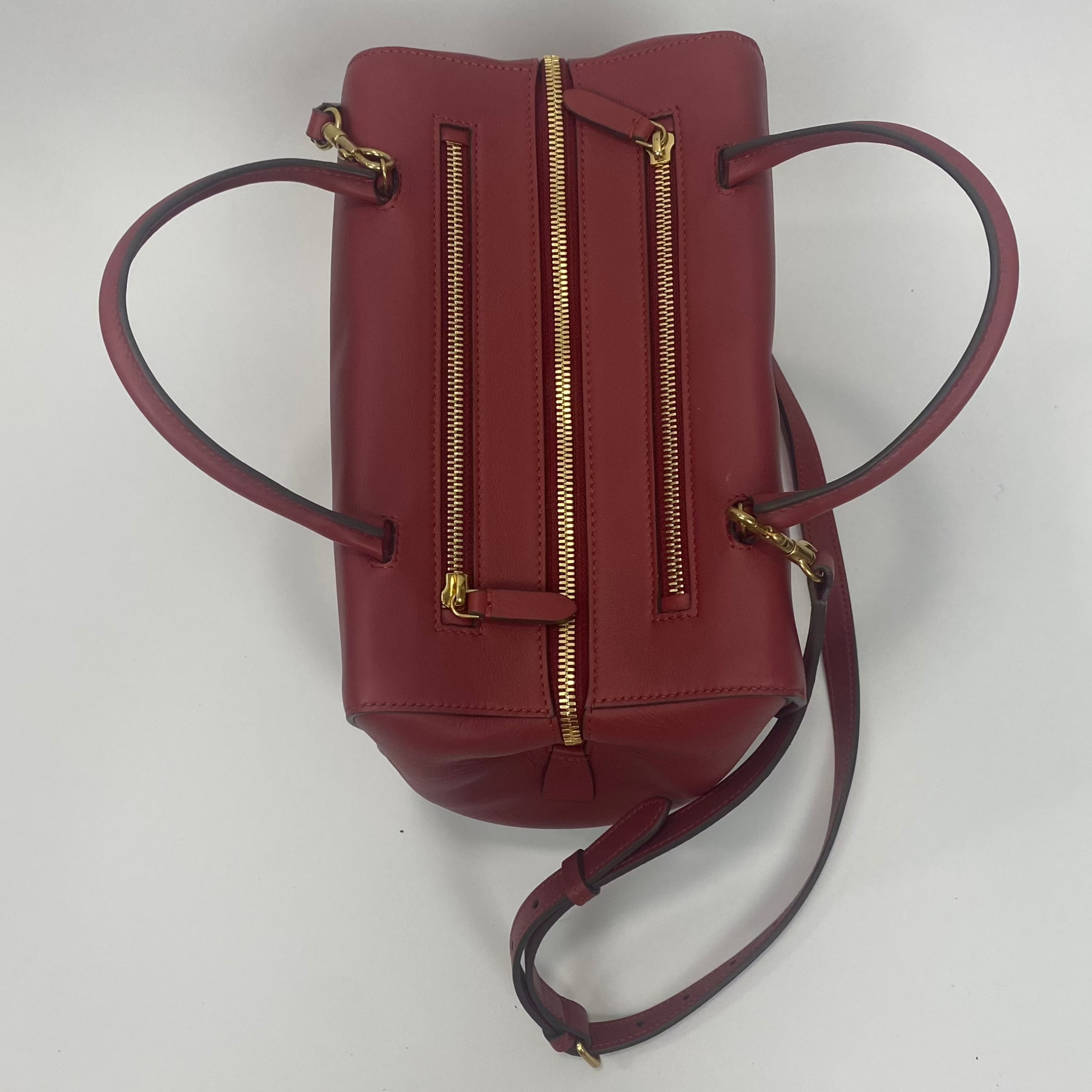 Anya Hindmarch £1650 Damson Calf Seaton Crossbody Bag
