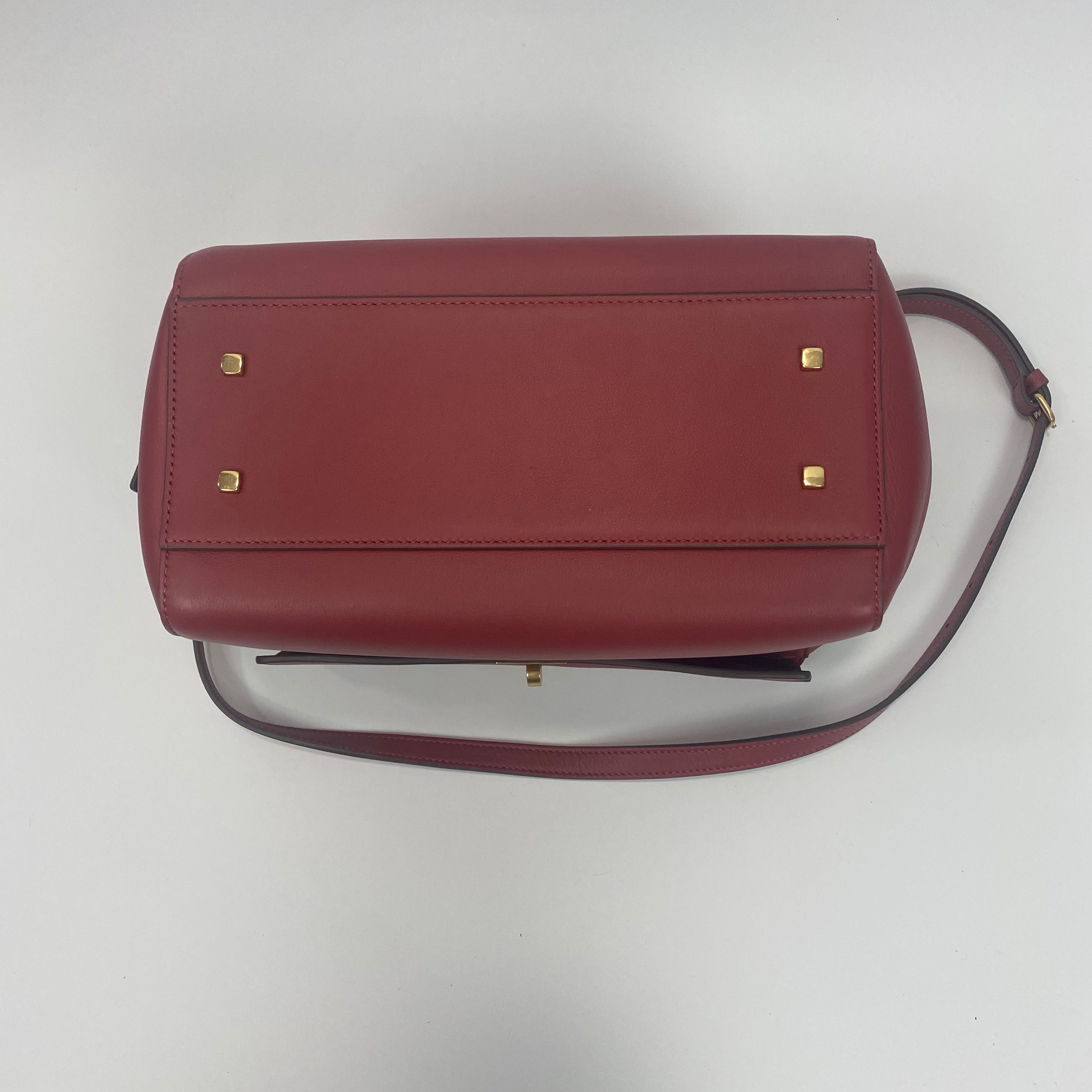 Anya Hindmarch £1650 Damson Calf Seaton Crossbody Bag