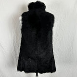 Joseph Brand New £945 Black Toscana Shearing Gilet XXS