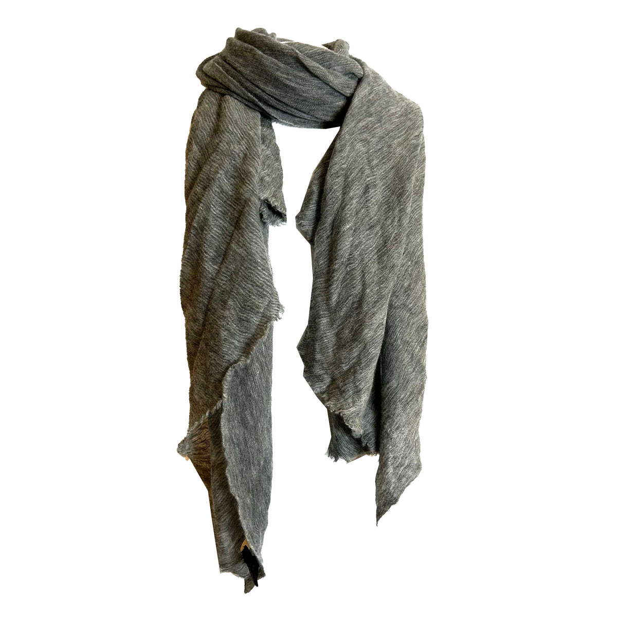 Isabel Marant £455 Pearl Grey Marl Cashmere Scarf