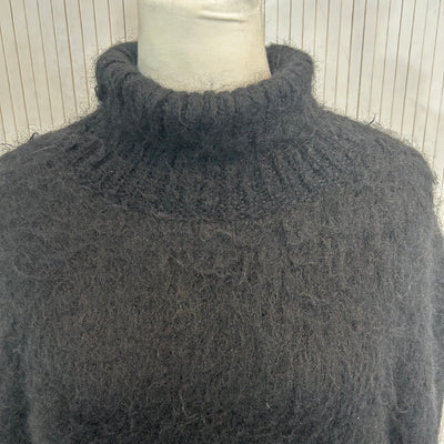 Dolce & Gabbana £1966 Gold Painted Mohair Blend Sweater L