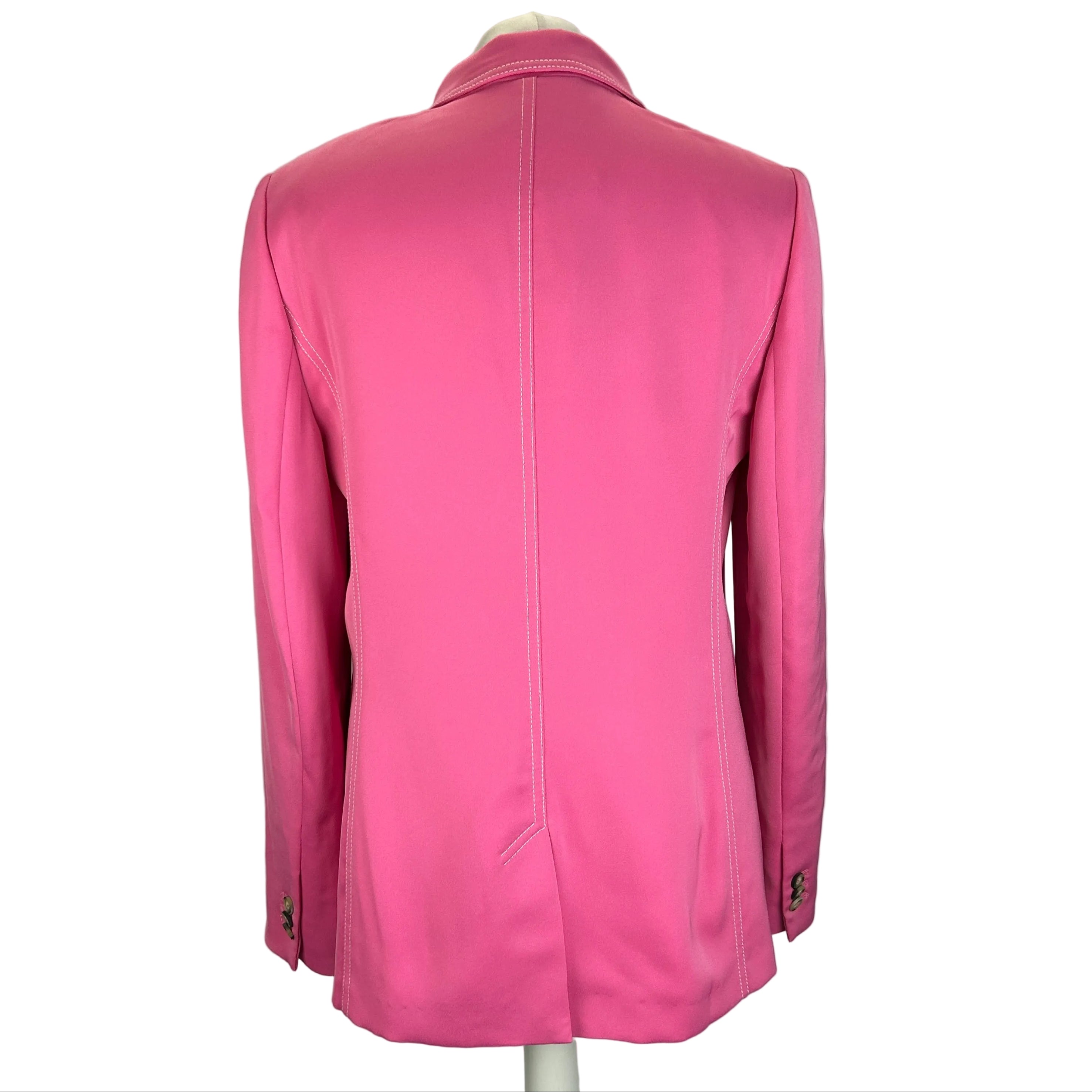 Me&Em New Sugar Pink Silky Topstitched Jacket M
