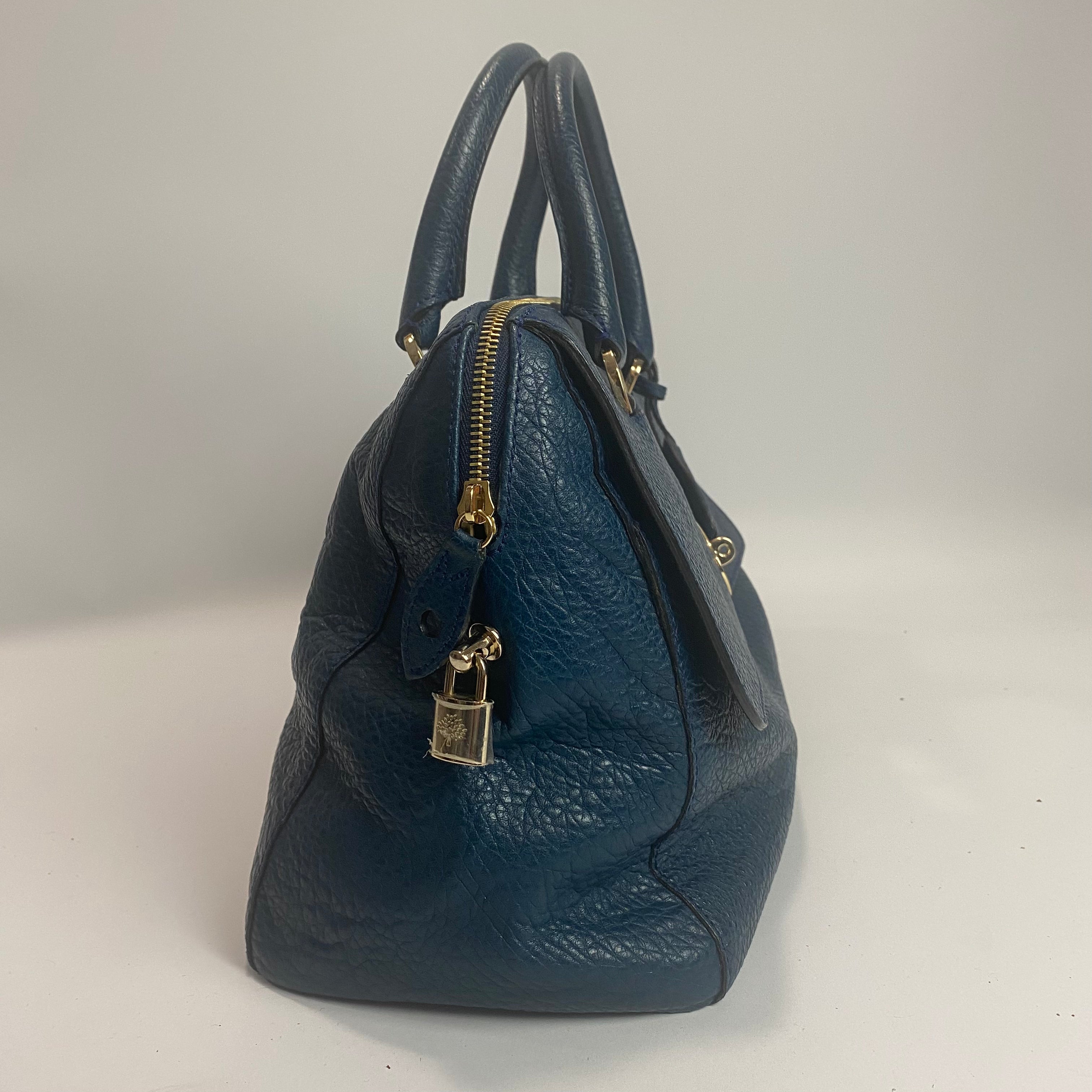 Mulberry New Petrol Del Rey Tote Bag