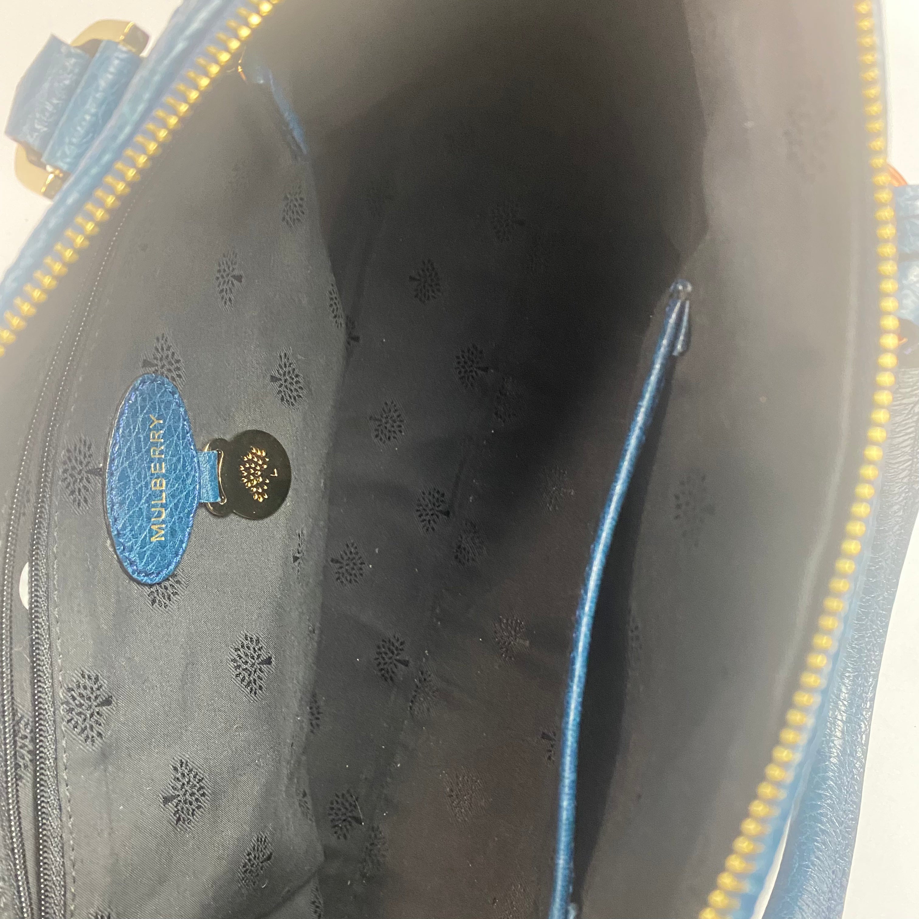 Mulberry New Petrol Del Rey Tote Bag