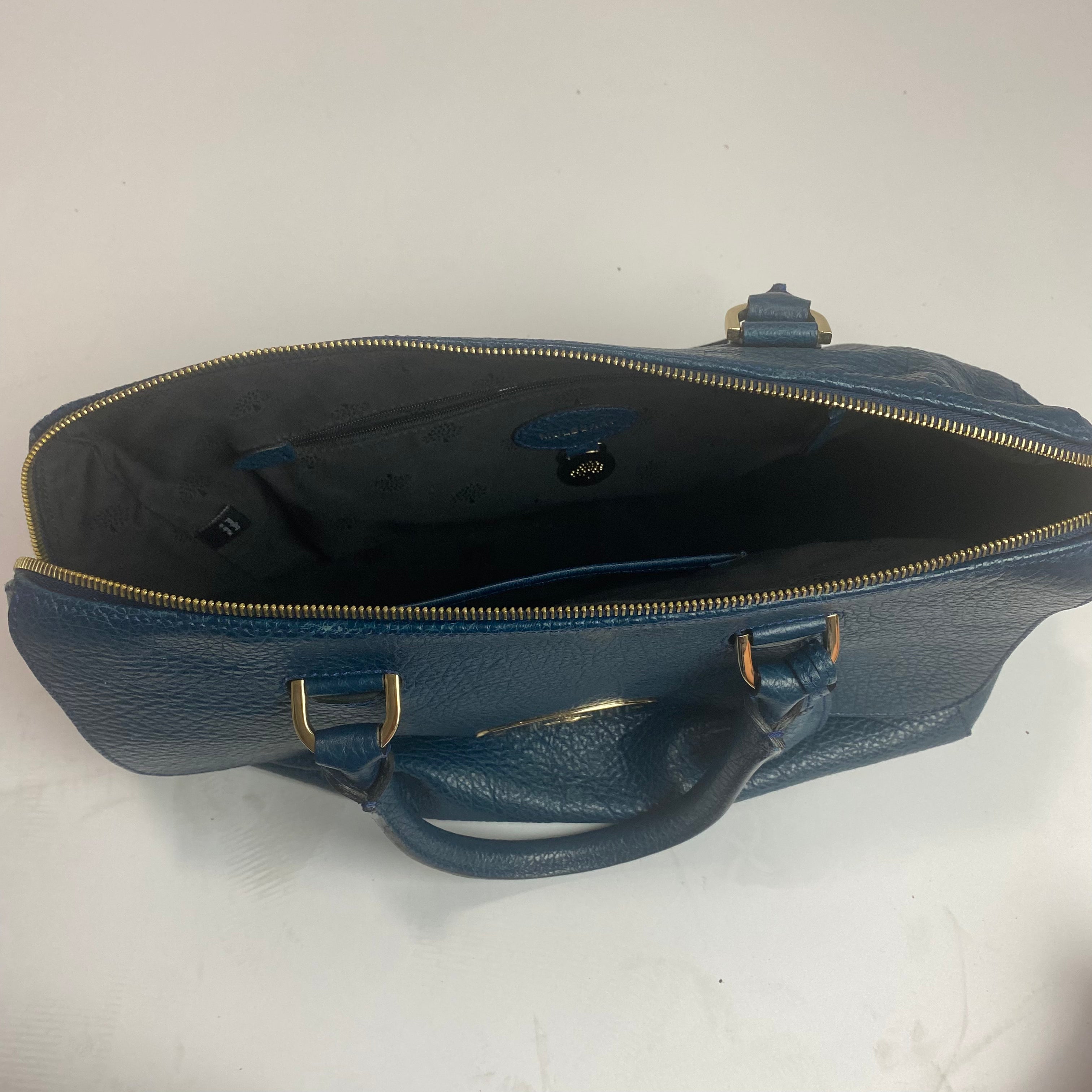 Mulberry New Petrol Del Rey Tote Bag