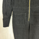 Rock The Jumpsuit Brand New Black Needlecord Jumpsuit S