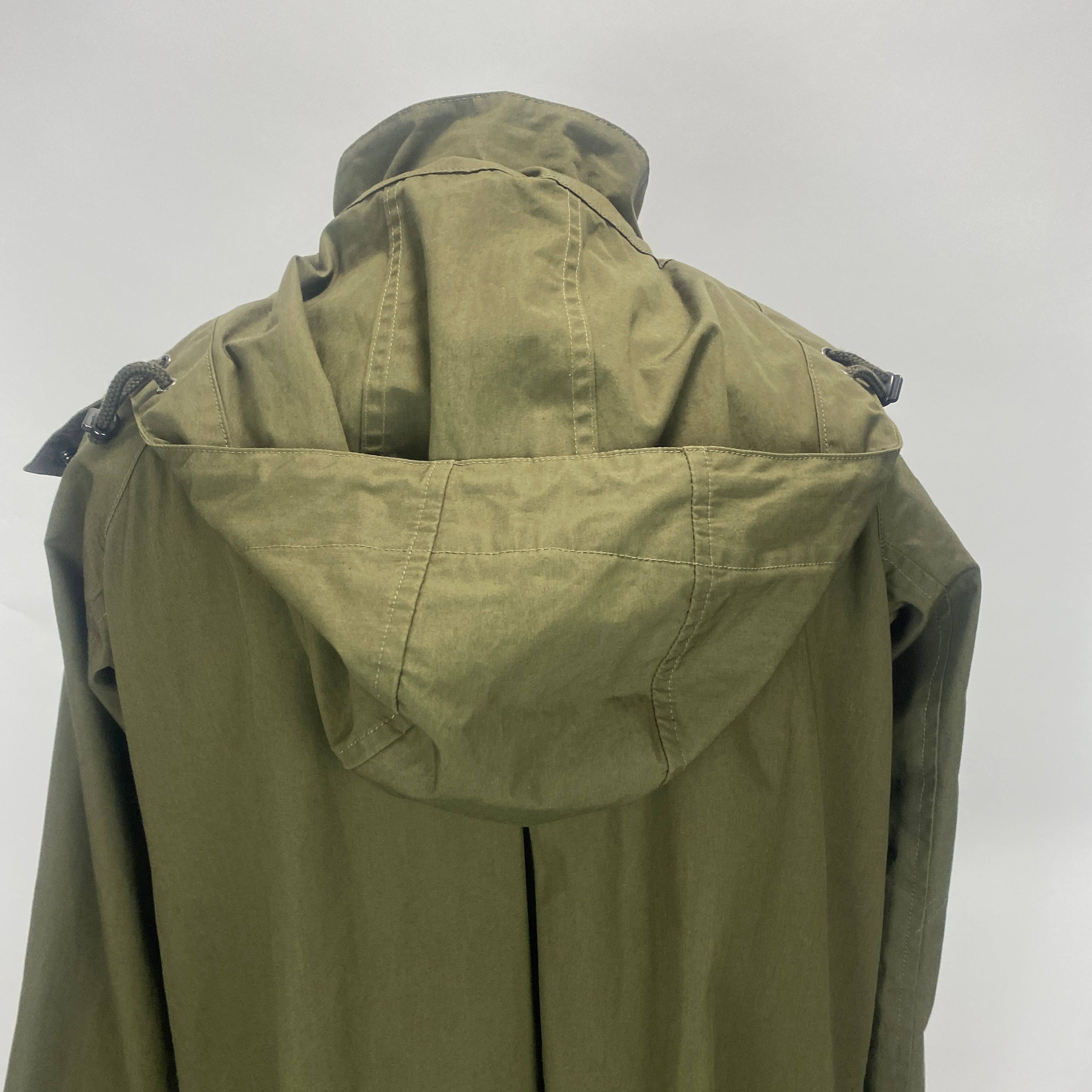 Bamford £795 Khaki Cotton Rain Mac Oversized XS/S