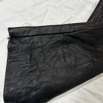 Veronica Beard $1000 New Black Lambskin Leggings XXS