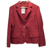 Jil Sander Raspberry Linen Blazer Jacket S