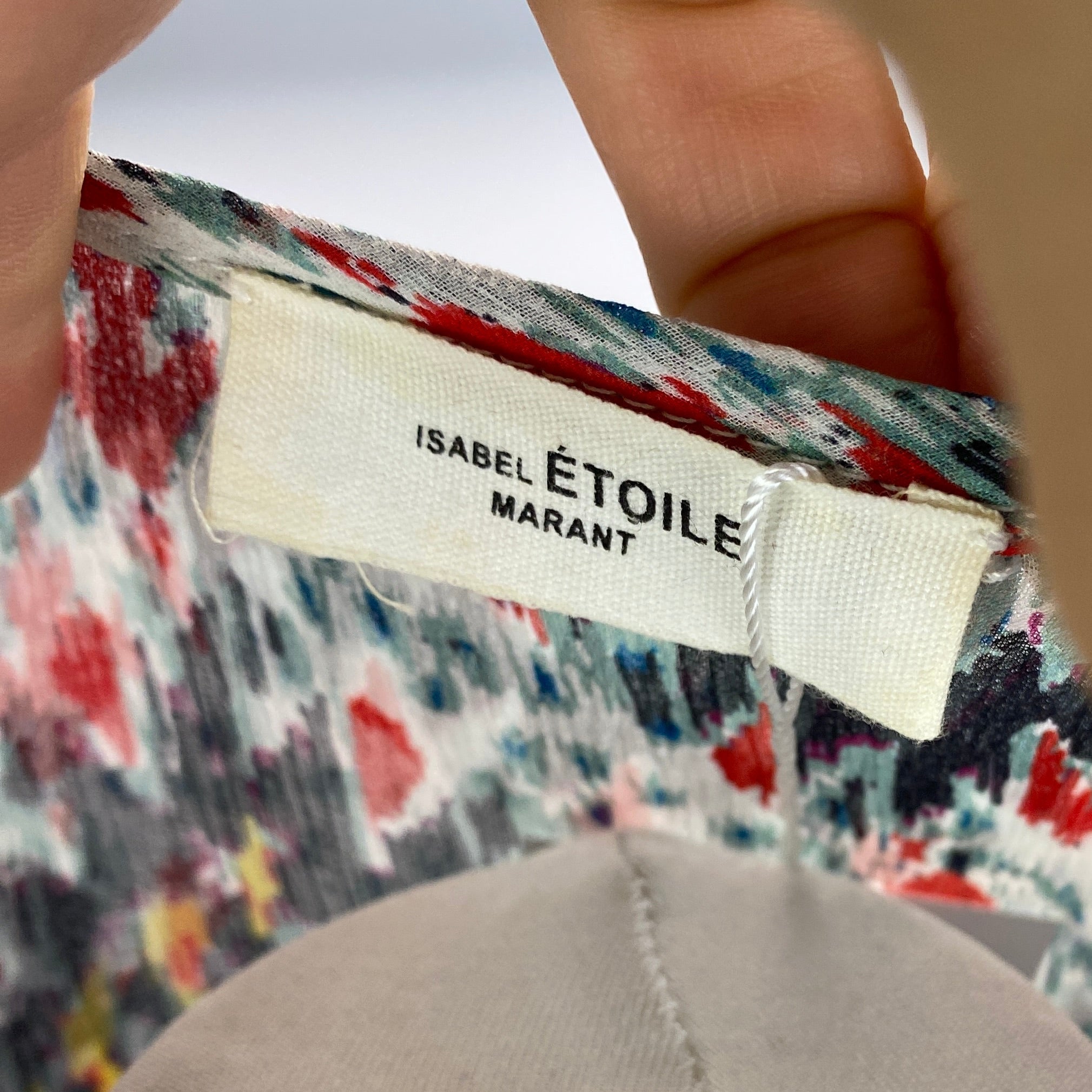 Isabel Marant Etoile New Ikat Print Silk Chiffon Maxi Dress XXS/XS