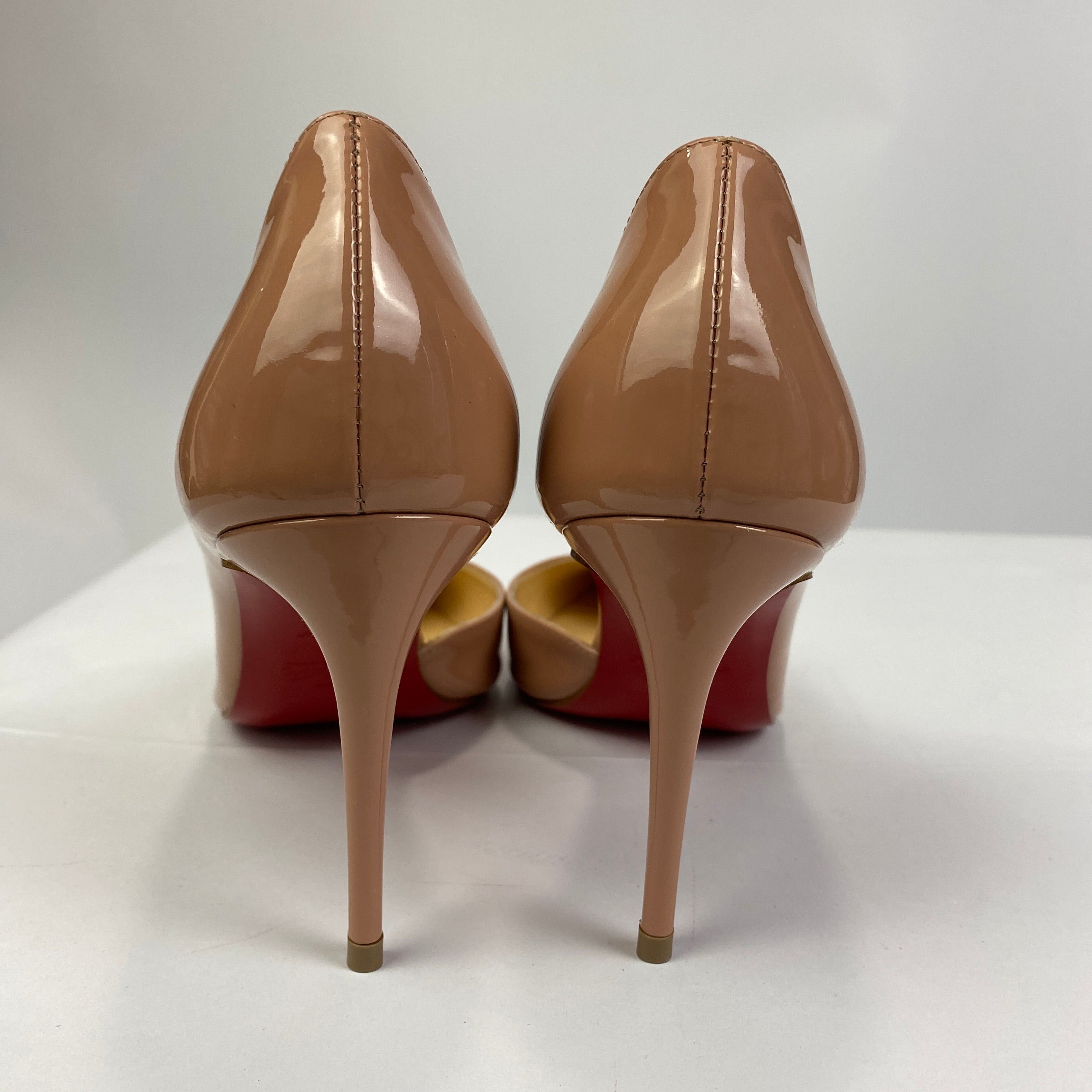 Christian Louboutin £720 Nude Iriza 85  Heels 37