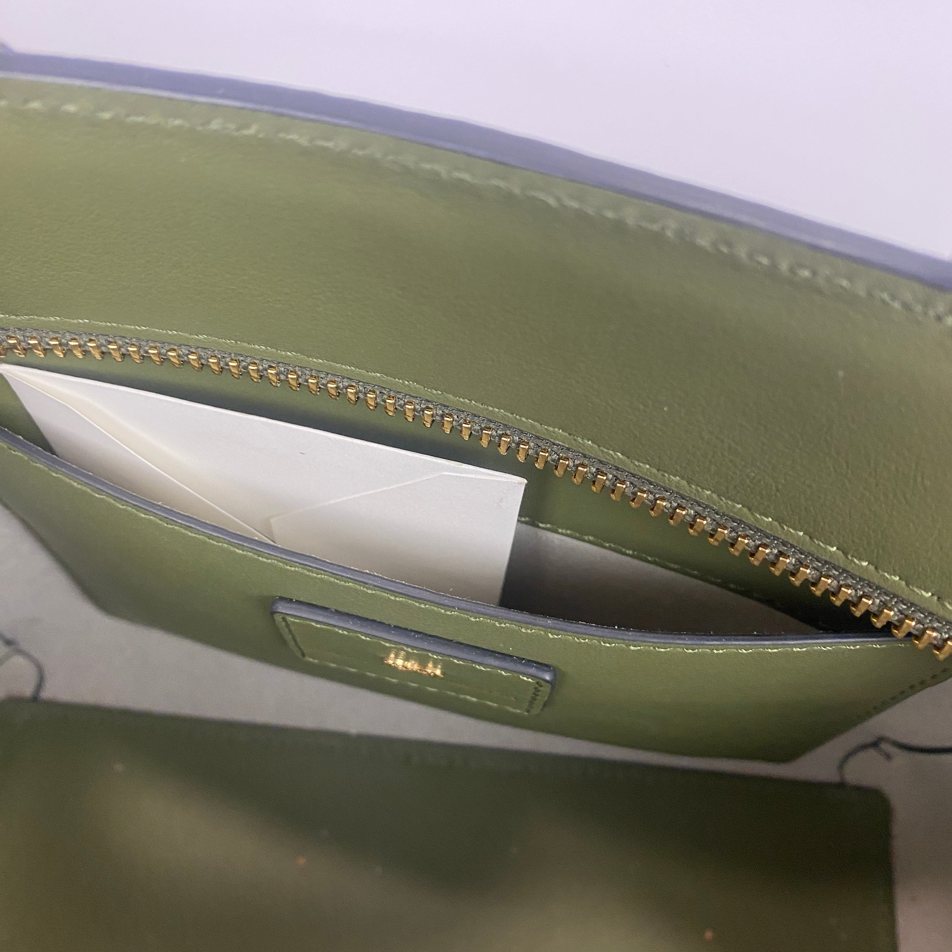 Anya Hindmarch £610 Light Olive XS Nevis Tote Bag