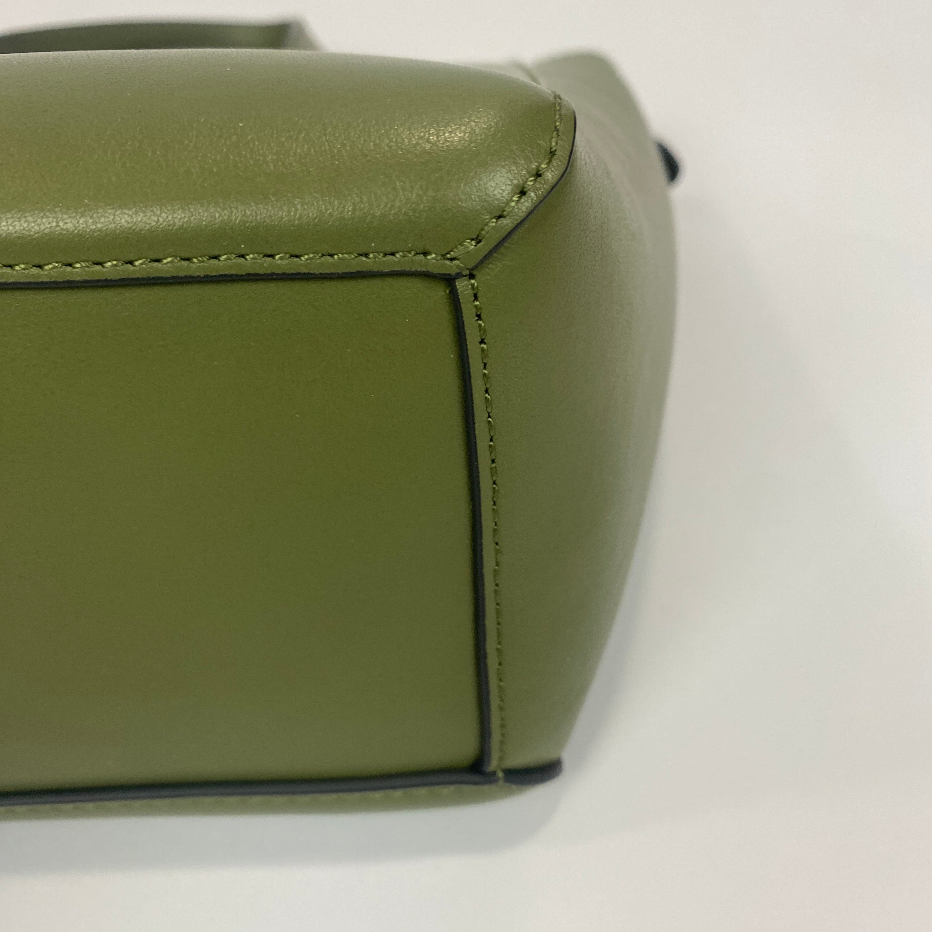 Anya Hindmarch £610 Light Olive XS Nevis Tote Bag