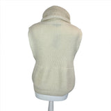 Soeur Brand New Cream Alpaca Blend Sleeveless Sweater S