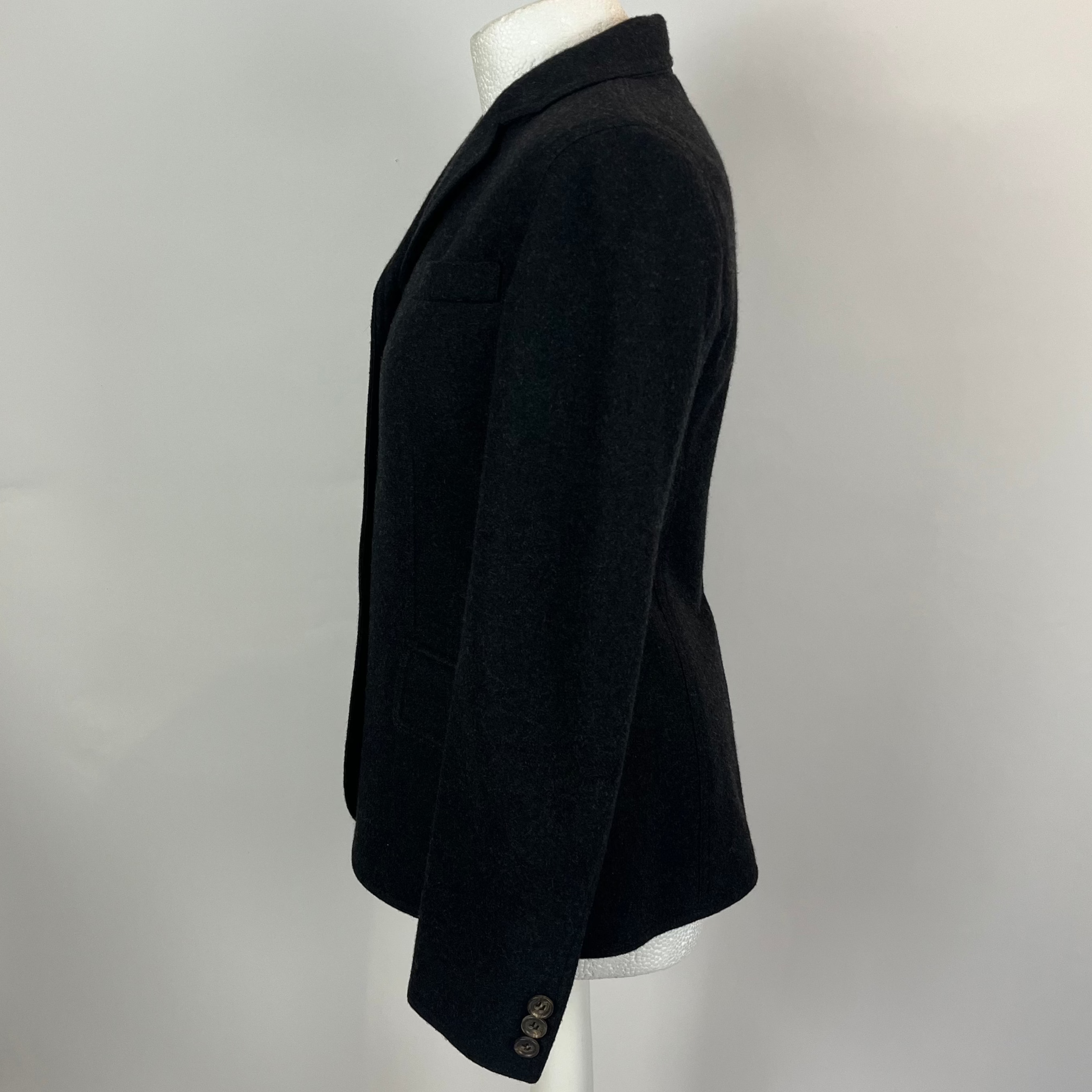 Loro Piana £3000 Charcoal Cashmere & Suede Jacket S