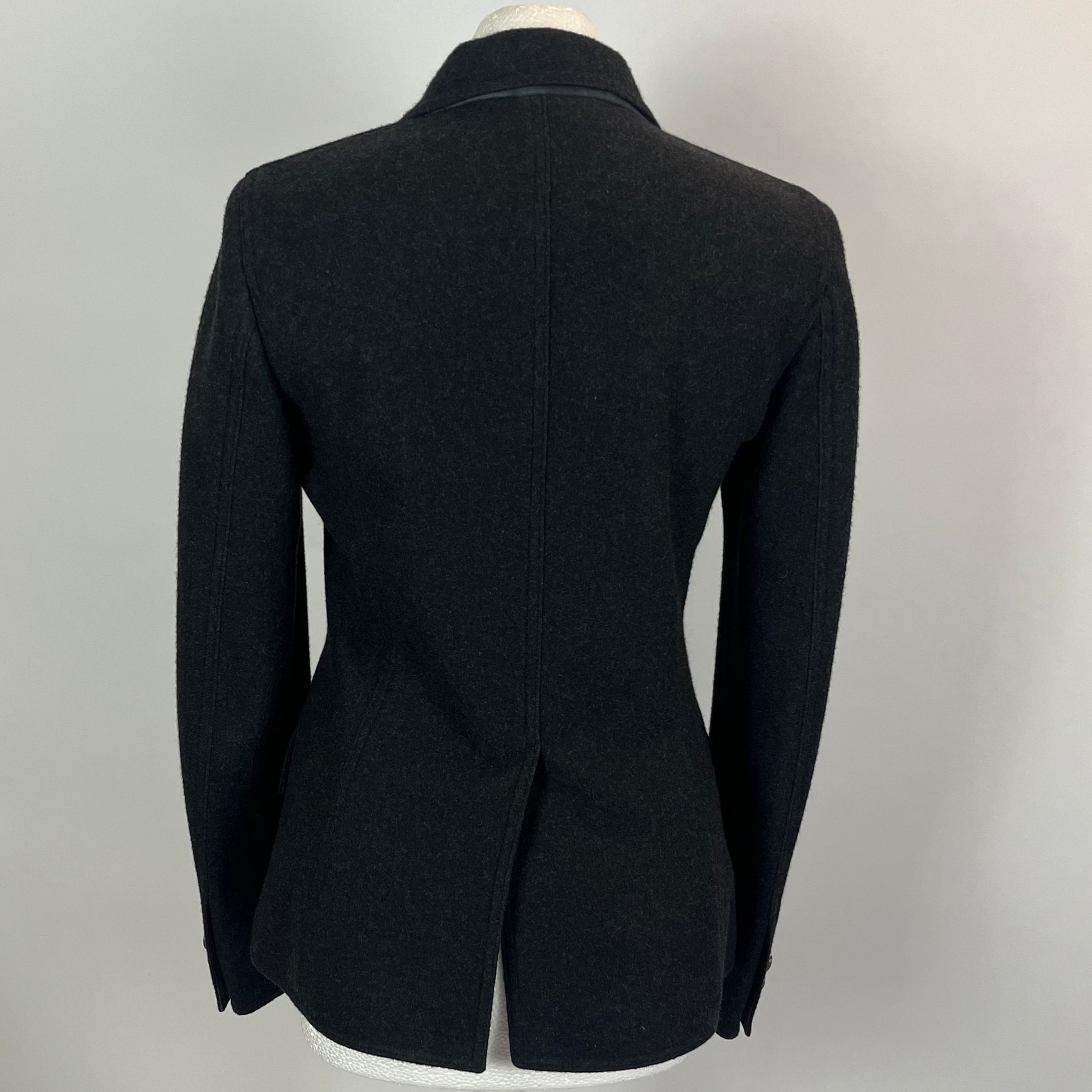 Loro Piana £3000 Charcoal Cashmere & Suede Jacket S