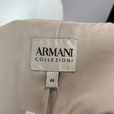 Armani Collezioni Pearl Grey Cotton Weave Jacket M