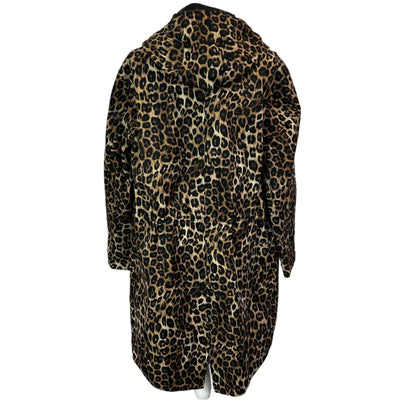 The Kooples Brand New £390 Leopardprint Waterproof Parka XS/S/M