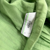 Devotion Twins Apple Green Cotton Pintuck Maxi Dress S