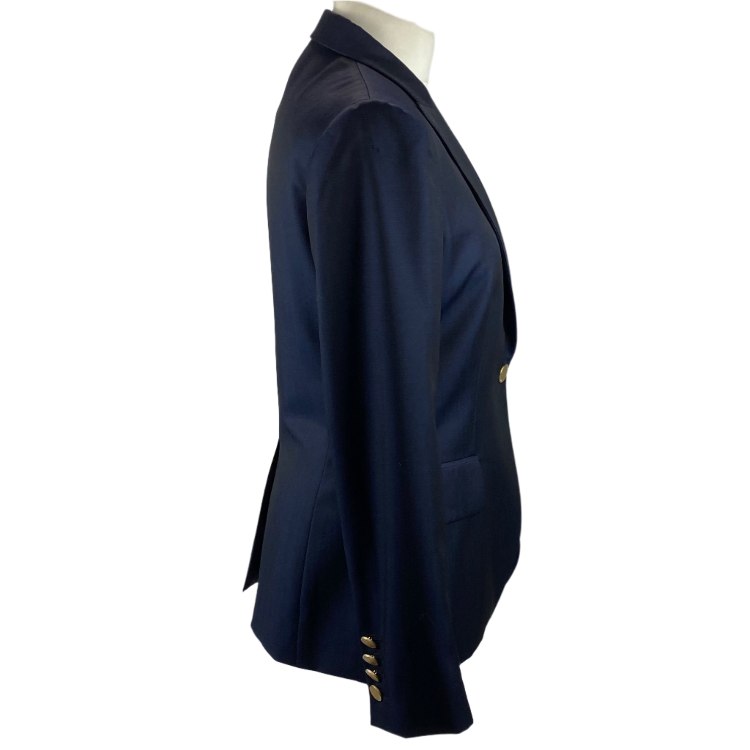 Stella McCartney Navy Wool & Mohair Jacket XS/S